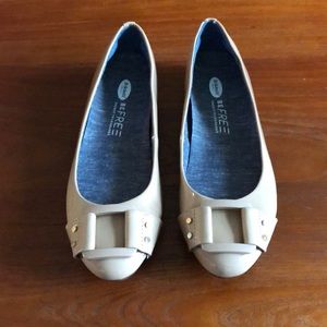 Dr Scholls beige flats